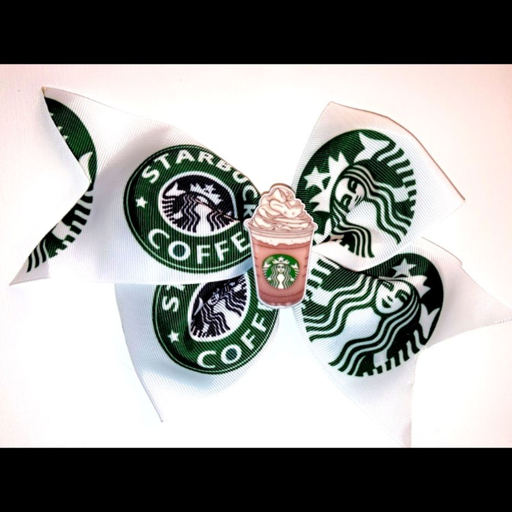 Large Starbucks Bow ✨FREE SHIPPING ON 5+ BOWS✨